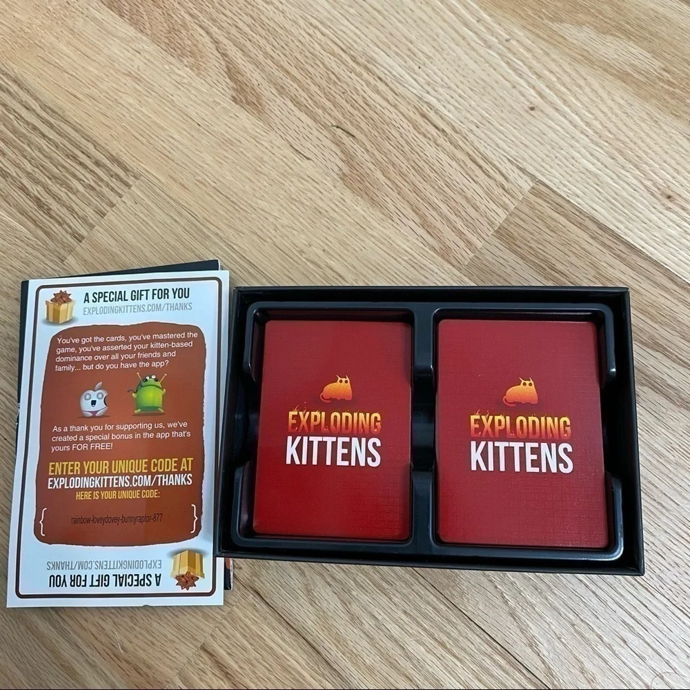 Exploding Kittens Card Game NSFW Ages 17+